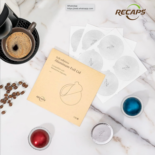 RECAPS Aluminum Foil Lid for Nespresso